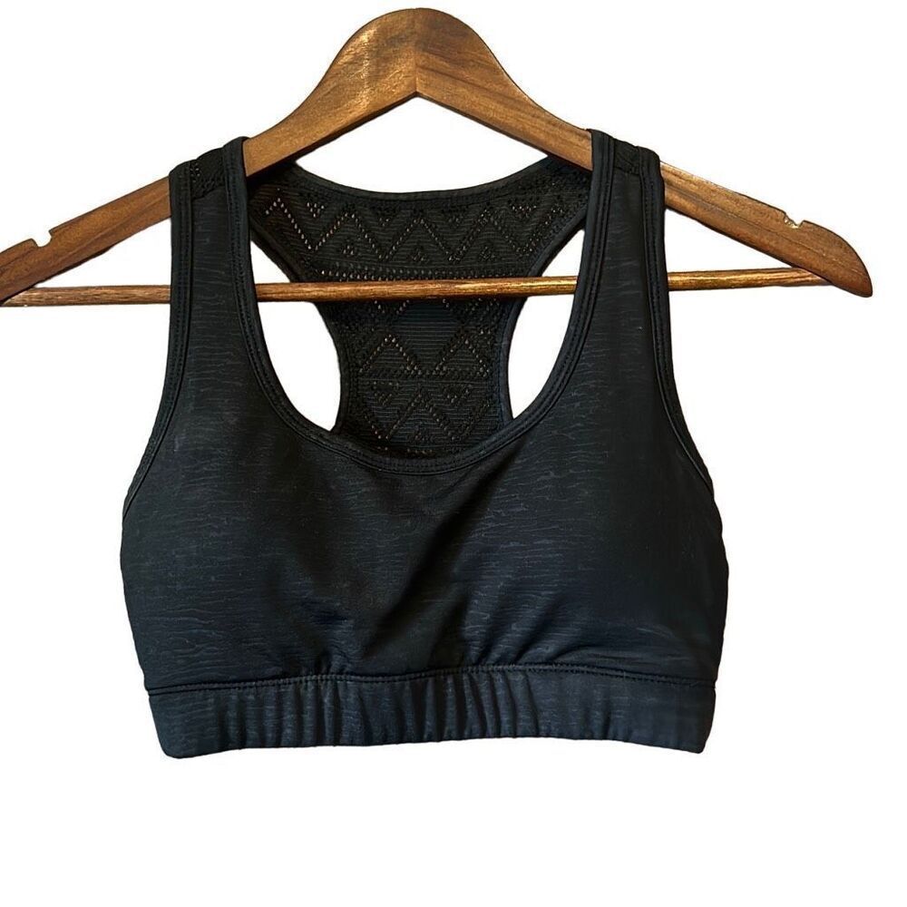 Zyia active Mesh Textured Detail Racerback Padded Sports Bra size‎ xsmall